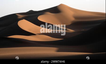 Morocco, Mhamid, Erg Chegaga, Erg M`Hazil, Sahara desert Stock Photo